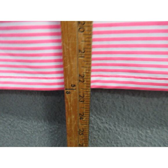 Vineyard Vines Women's XS Sankaty Striped Pink White Polyester Blend Top - Picture 7 of 10